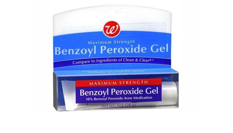 peroxyde de benzoyle acné