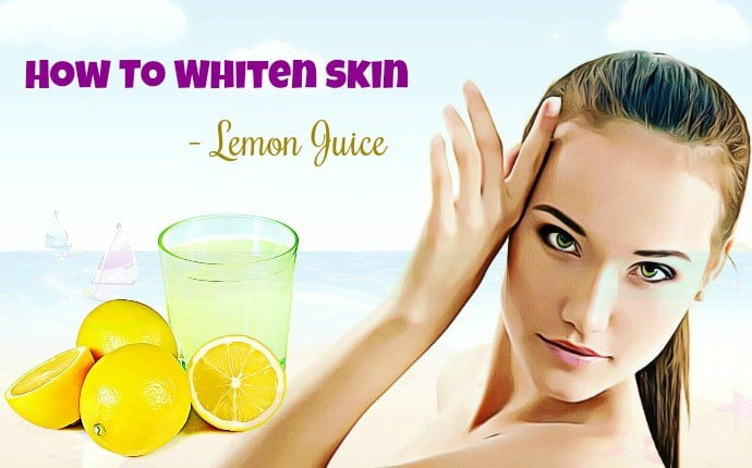 Jus de citron pour blanchir la peau