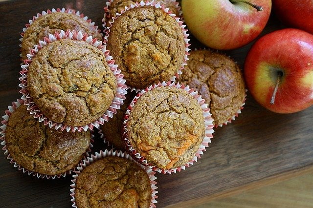 muffin au thé Matcha