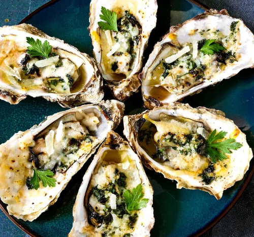 5 Recettes Paléo Faciles Et Simples Pour Le Dîner Avec Des Étapes Détaillées Recettes simples Paléo : Huîtres à l'ail cuites au four