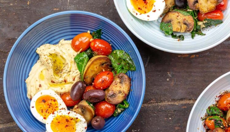 Idées de Bols de petit-déjeuner méditerranéen dans le cadre d'un régime crétois !