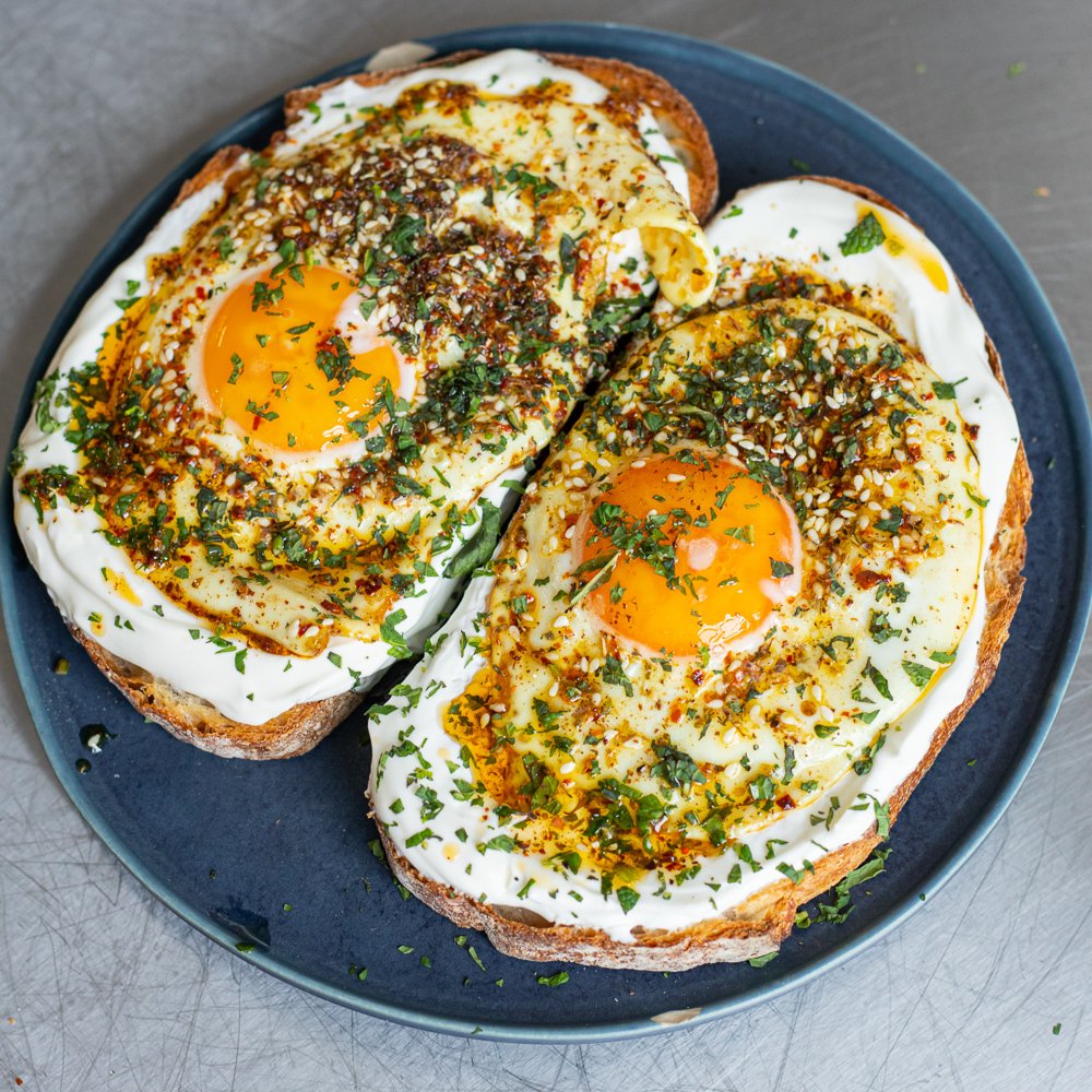 Petit-déjeuner méditerranéen : Œufs au Za'atar