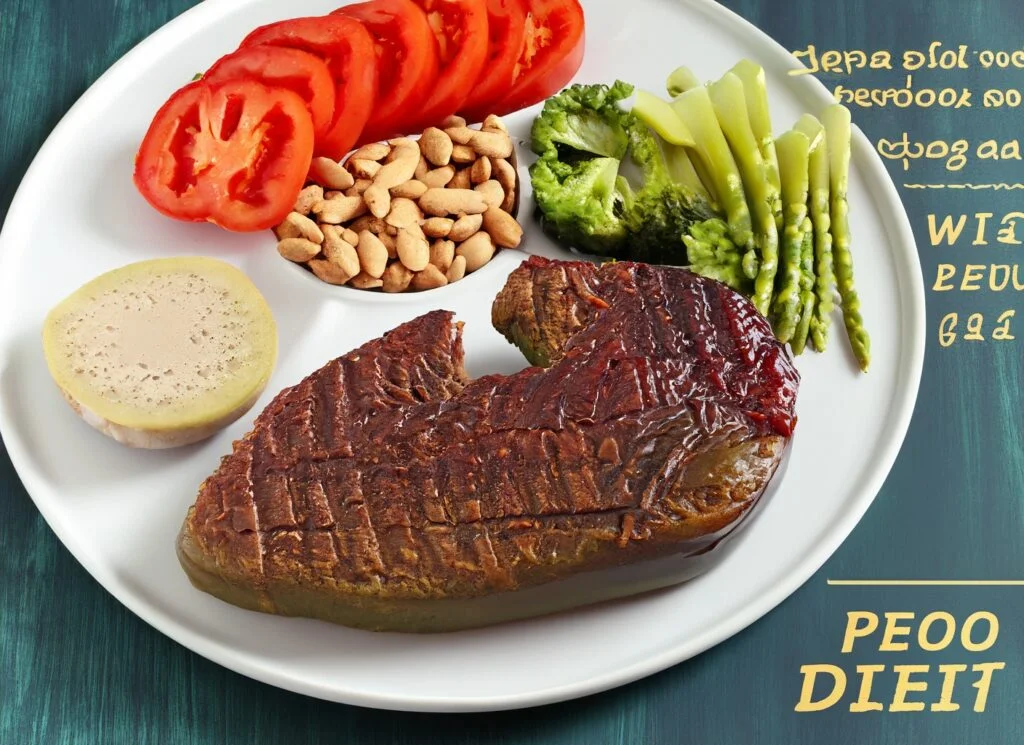 Le régime Hyperprotéiné : guide complet pour maigrir Le régime Hyperprotéiné : assiette équilibrée avec viande maigre, légumes verts et œufs durs