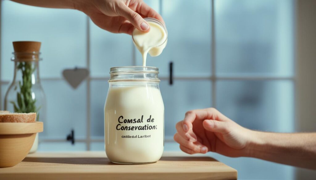 Conseils de conservation du lait ribot