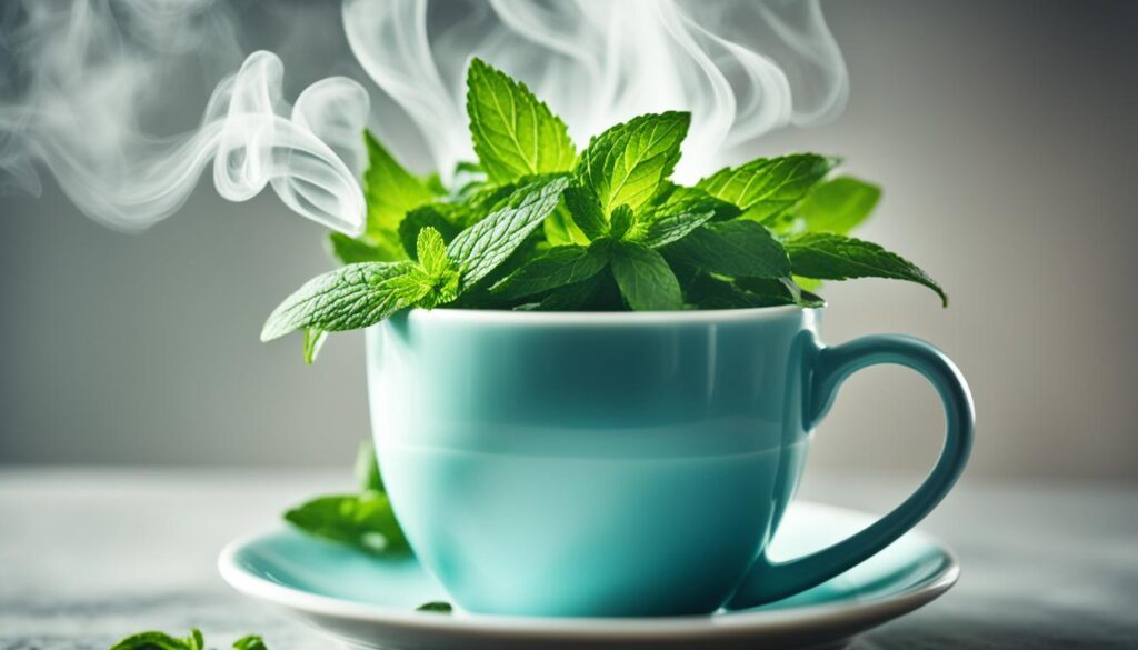 aromatisation tisane à la menthe poivrée