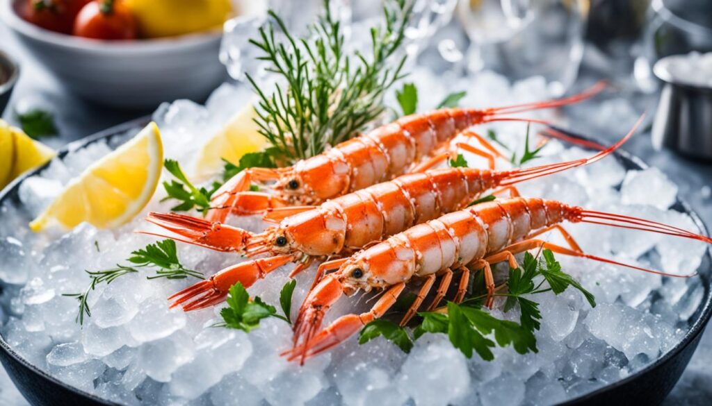 cuisson des langoustines