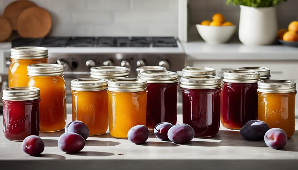 mise en pot et conservation de la confiture de mirabelles