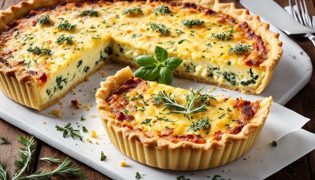 recette de quiche au chou-fleur