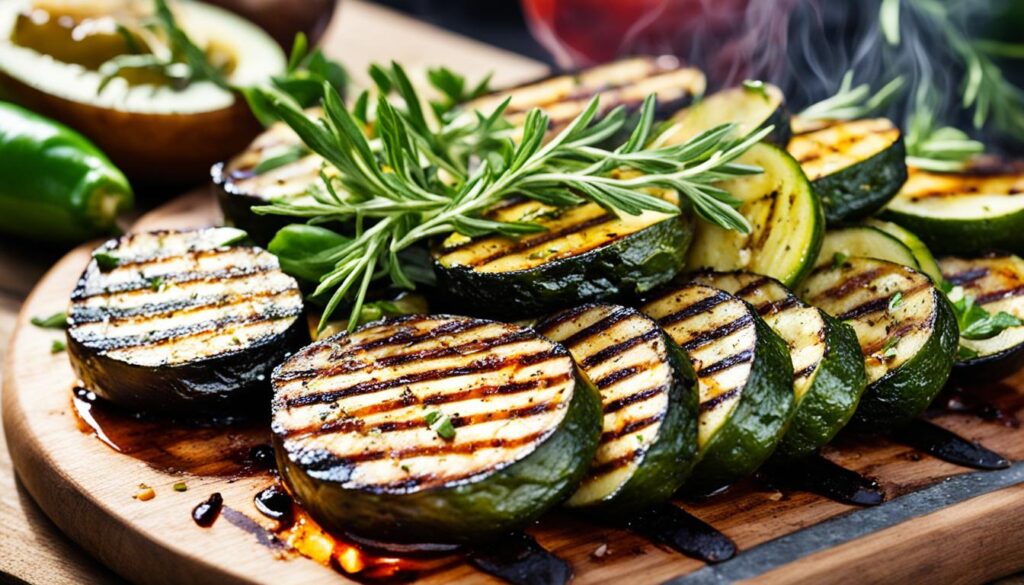 Recettes de courgettes à la plancha