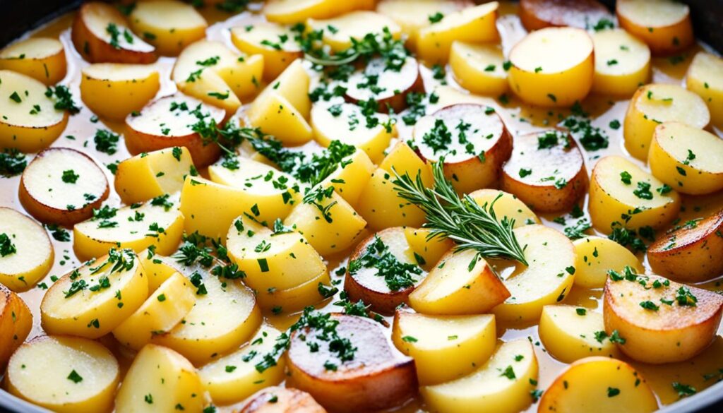 recette pommes grenailles à la crème