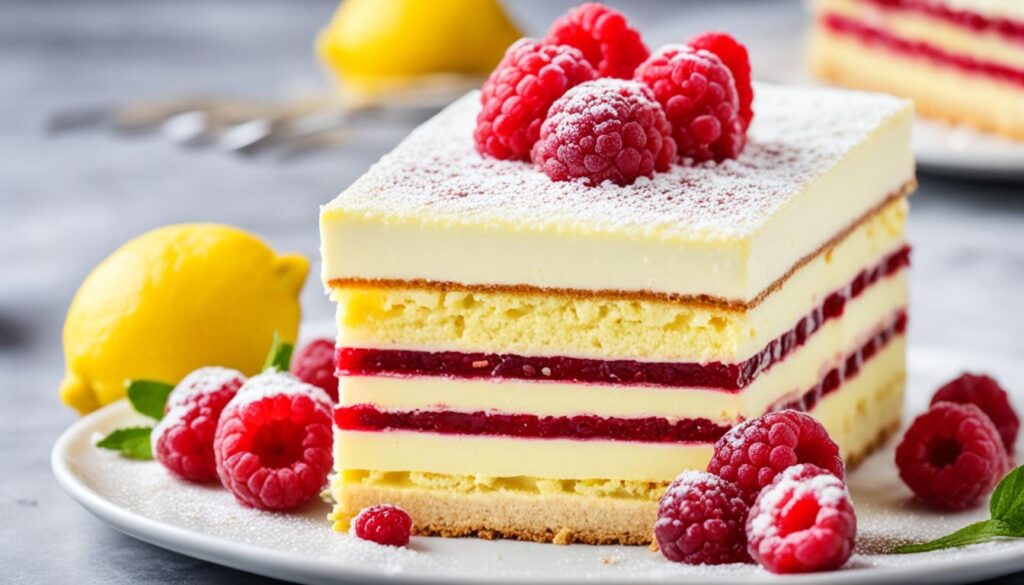 réussir la bûche citron framboise