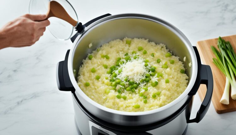 risotto poireaux cookeo