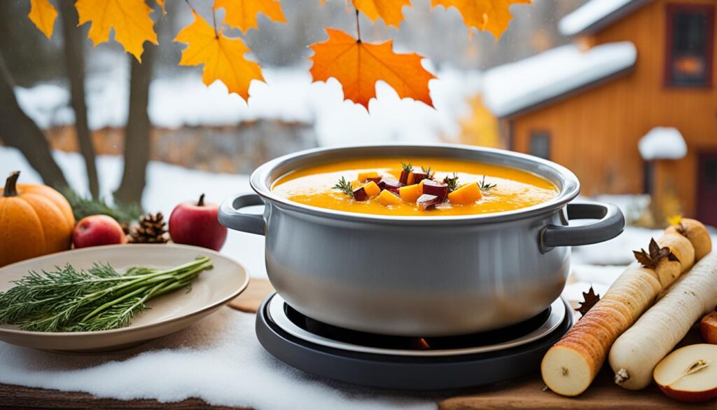 soupe automne butternut et soupe hiver butternut