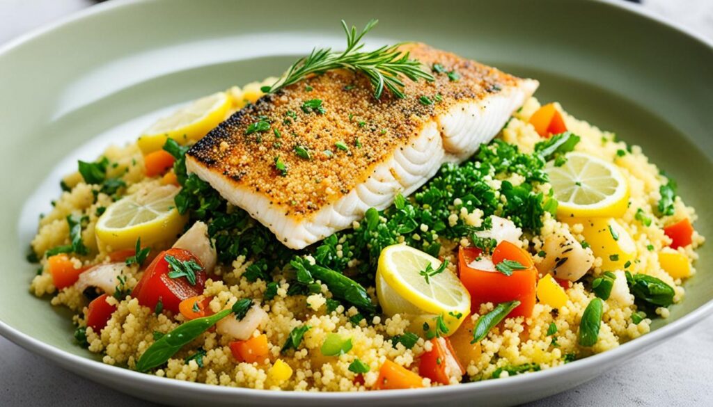 préparation couscous poisson